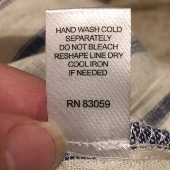 Anthropologie Drew Blue and White Striped Maxi Dress - Picture 6 of 7